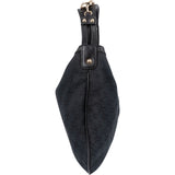 Gucci Monogram GG Canvas Chain Horsebit Hobo Shoulder Bag