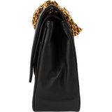 Chanel Quilted Lambskin 24K Gold Double Flap Shoulder Bag