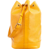 Louis Vuitton Yellow Epi Leather Sac Noé Grande Shoulder Bag