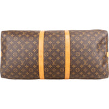 Louis Vuitton Monogram Canvas Keepall 55 Bandoulière Travel Bag