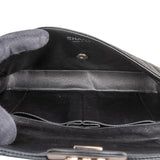 Chanel Quilted Lambskin East West Single Flap Shoulder Bag