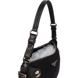 Prada Black Tessuto Leather Shoulder Bag