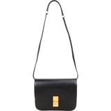 Celine Boxcalf Leather Seesaw Lock Triomphe Classic Box Crossbody Bag