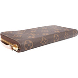 Louis Vuitton Monogram Canvas Clemence Zippy Wallet