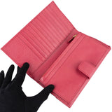 Prada Saffiano Leather Continental Flap Wallet