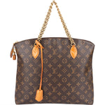 Louis Vuitton Limited Monogram Canvas Lockit Chain MM Handbag - vintageandkickz