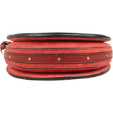 Chloé Suede & Leather Metal Handle Small Pixie Crossbody Handbag
