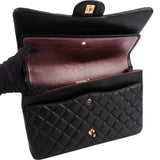 Chanel Quilted Lambskin Maxi Double Flap Crossbody Bag