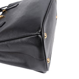 Prada Black Saffiano Leather Galleria Handbag