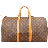 Louis Vuitton Monogram Canvas Keepall 50 Travel Bag