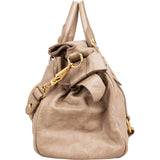 Miu Miu Vitello Lux Bow Satchel Handbag