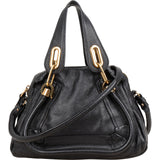 Chloé Grained Leather Paraty Shoulder Handbag