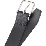 Louis Vuitton Classic Black Leather Ceinture Carre Belt (90 / 36)