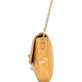 Dior Patent Leather Cannage New Lock Flap Crossbody Bag - vintageandkickz