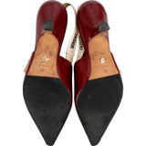 Dior Red Patent Leather J'Adior Slingback Pumps (36)
