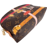 Louis Vuitton Monogram Canvas Trompe L'oeil Trunk Pochette Cosmetique Pouch