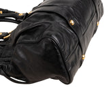 Miu Miu Vitello Lux Gathered Handbag
