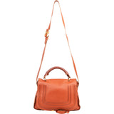 Chloé Grained Calfskin Marcie Double Carry Bag Handbag