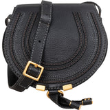 Chloé Grained Calfskin Marcie Mini Saddle Crossbody Bag