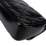 Chanel Quilted Patent Calfskin Coco Handle Single Flap Crossbody Bag