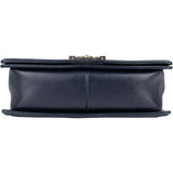 Chanel Quilted Lambskin Boy Single Flap Crossbody Bag xx maße - vintageandkickz