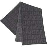 Fendi Wool Monogram FF Logo Schal Scarf