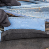 Balenciaga Blue Leather Classic City Handbag