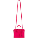 Saint Laurent Pink Leather Sac De Jour Handbag