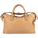 Balenciaga Beige Leather City Handbag
