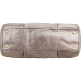 Prada Vitello Shine Leather Bauletto Satchel Handbag
