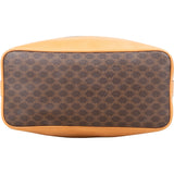 Celine Macadam Canvas Drawstring Bucket Shoulder Bag