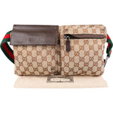 Gucci Monogram GG Canvas Belt Crossbody Bag