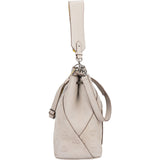 MCM Monogram Visetos Leather Bicolor Klara Hobo Shoulder Bag