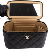 Chanel Quilted Lambskin Vanity Adjustable Crossbody Bag