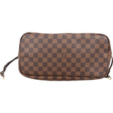 Louis Vuitton Monogram Damier Ebene Neverfull MM Shoulder Bag