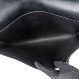 Hermès Noir Box Calfskin Rio Piano Clutch