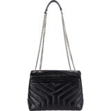 Saint Laurent Quilted Leather Loulou Crossbody Bag