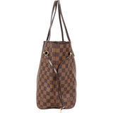 Louis Vuitton Monogram Damier Ebene Neverfull MM Shoulder Bag