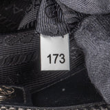 Prada Black Soft Leather Vitello Double Zip Handbag