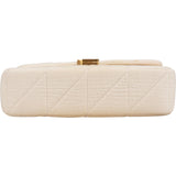 Yves Saint Laurent Quilted Cotton Loulou Shoulder Bag