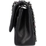 Chanel Quilted Lambskin Jumbo Double Flap Crossbody Bag