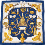 Hermès Etriers Silk Carre 90 Scarf Tuch