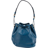 Louis Vuitton Blue Epi Leather Sac Noé Petit Shoulder Bag