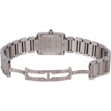 Cartier Silver Tone Tank Française 2384 Women Watch