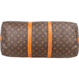 Louis Vuitton Monogram Canvas Keepall 50 Bandoulière Travel Bag