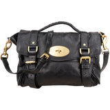 Mulberry Soft Buffalo Leather Alexa Satchel Crossbody Handbag