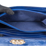 Chanel Quilted Velvet Boy Wallet On Chain Crossbody Bag