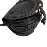 Chloé Grained Calfskin Small Marcie Saddle Crossbody Bag