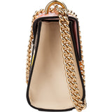 Gucci Monogram GG Supreme Apple Print Padlock Small Shoulder Crossbody Bag
