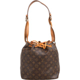 Louis Vuitton Monogram Canvas Sac Noé Petit Shoulder Bag